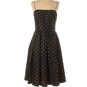 Ralph Lauren black polka dot sleeveless dress